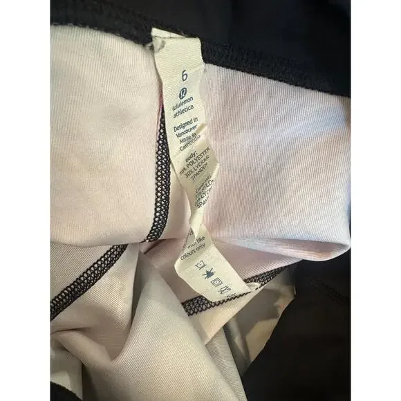 Lululemon Run Inspire Crop Floral Print Capri Pants Secret Garden Pink Size 6 - Picture 3 of 10